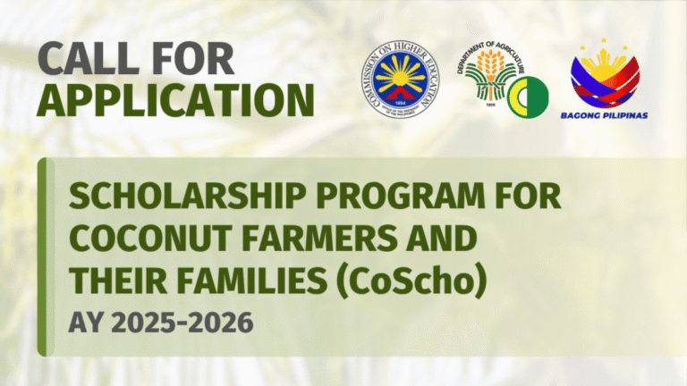 CHED CoScho Scholarship 2025-2026 Online Application