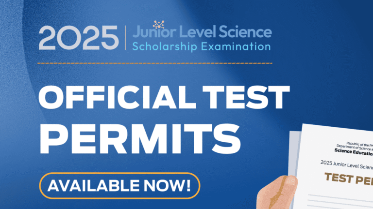 DOST Scholarship 2025 Test Permits Now Available for Download