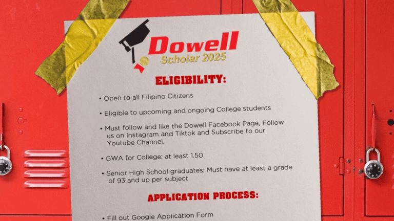 Dowell Scholarship 2025-2026 Online Application