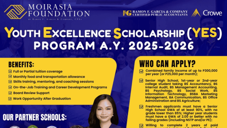 Youth Excellence Scholarship (YES) 2025–2026: College Scholarship Application & Benefits