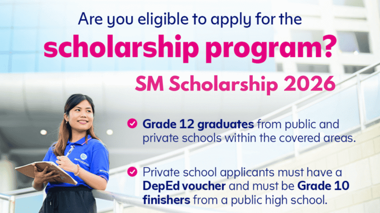 SM Scholarship 2026 | Requirements, Qualifications & How to Apply